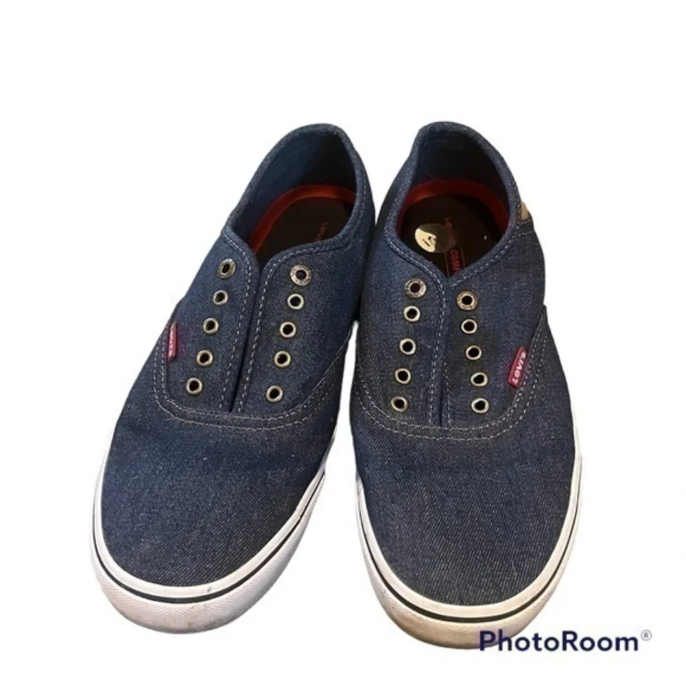 Men’s Levi’s denim slide on sneakers shoes